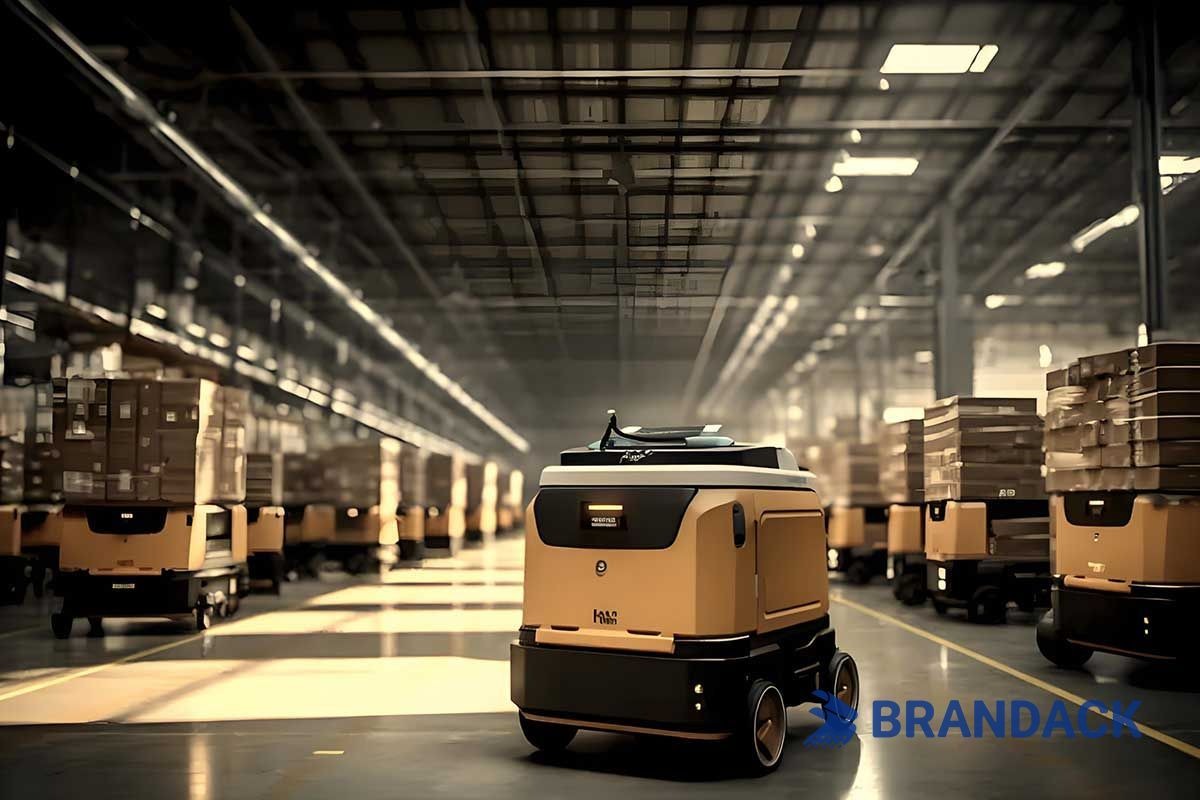 AGV Handling Robot 01 - Warehousing Technology Innovation