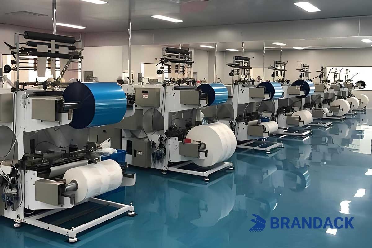 Pouches Making Machine - Dust-free Workshop